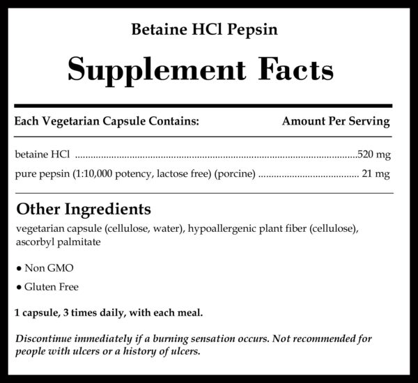Betaine HCI Pepsin - Image 2